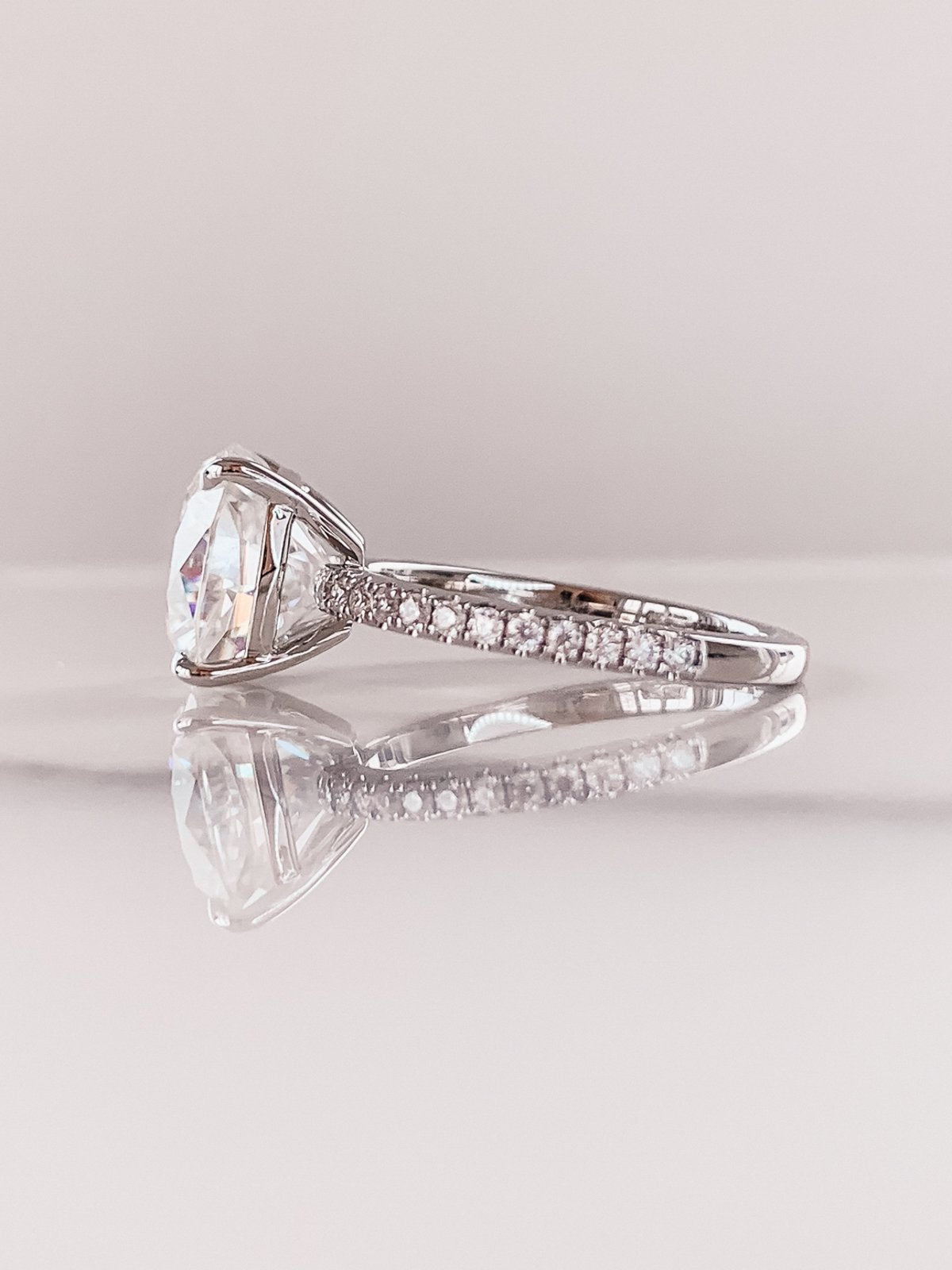 Moissanite wedding jewelry for affordable wedding