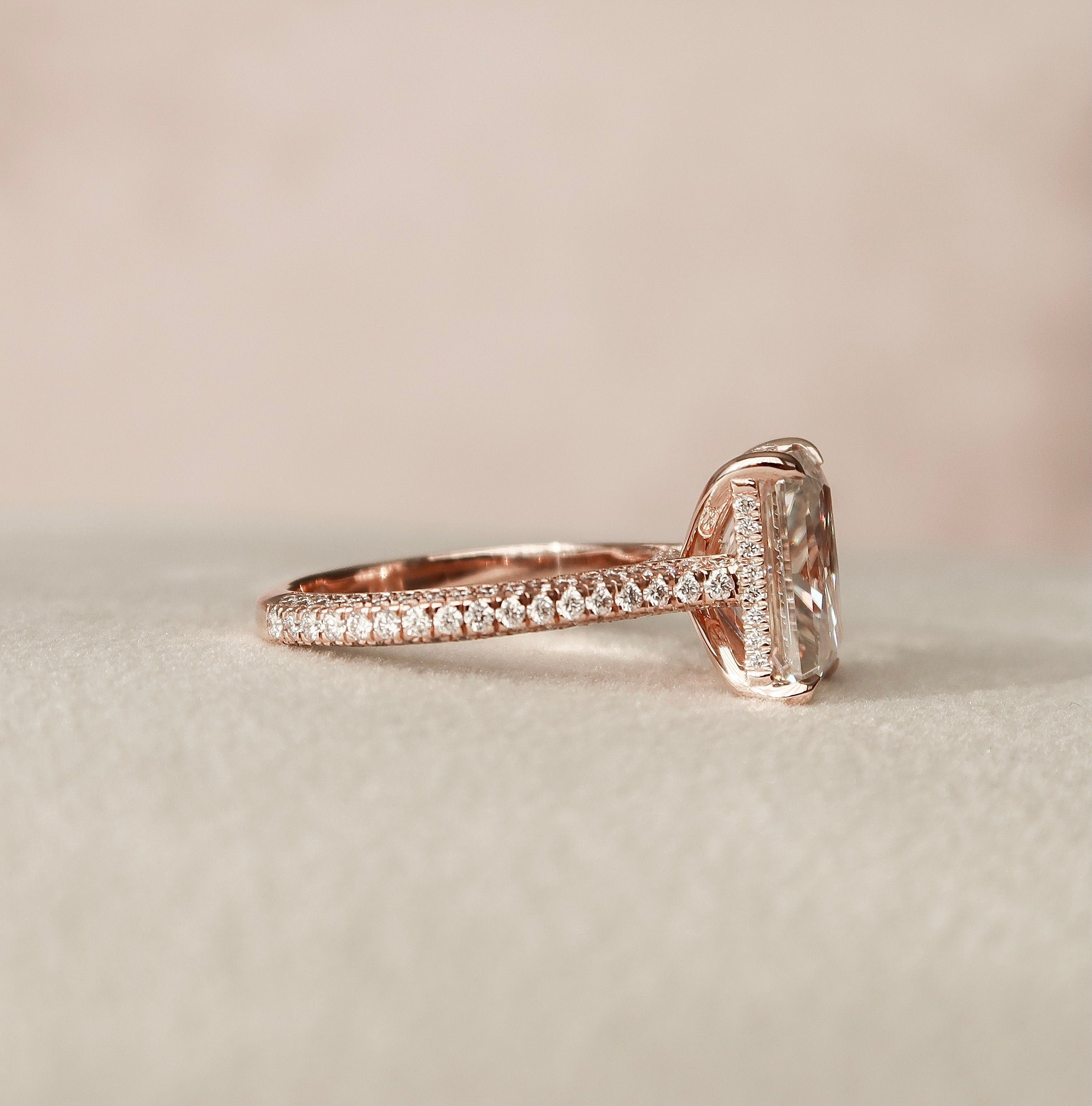 Moissanite Engagement Ring USA