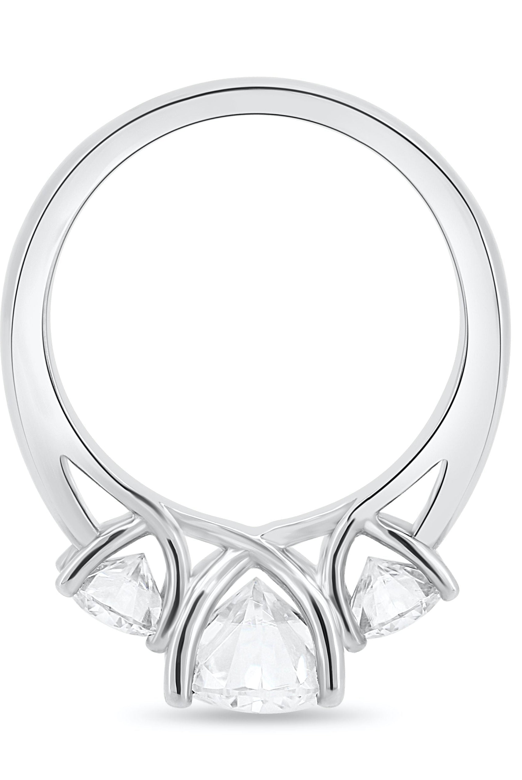 Moissanite Engagement Ring for Her