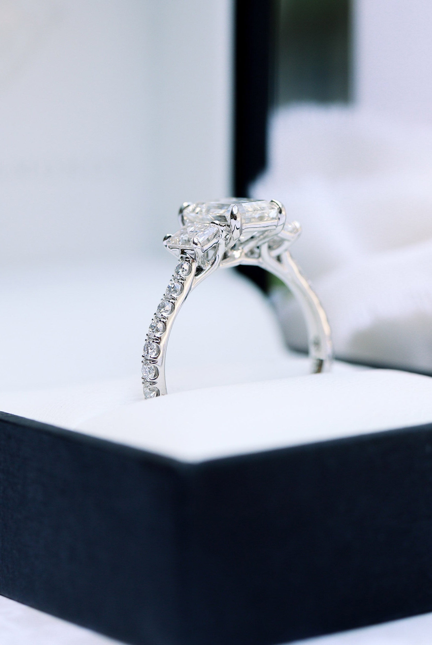 Three Stone Engagement Ring