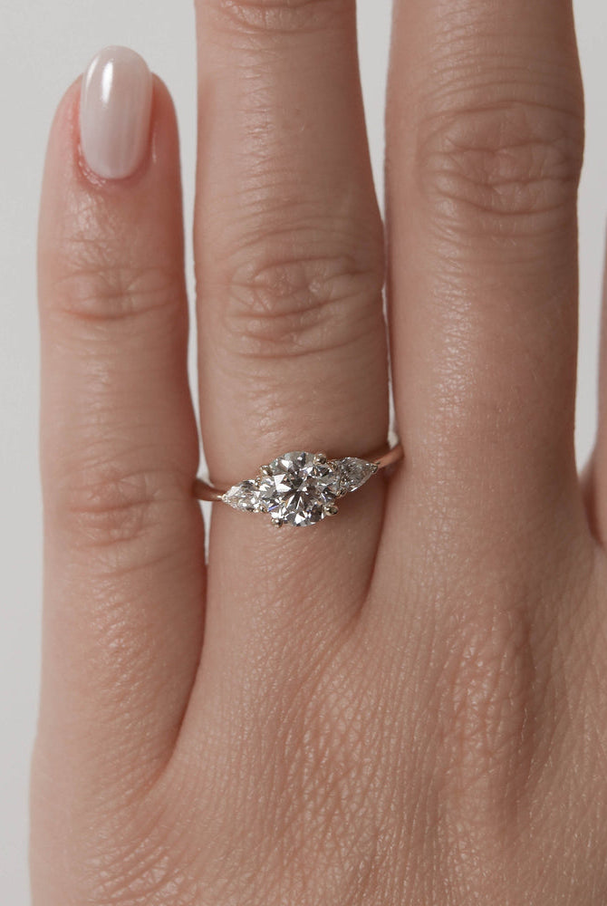 Round Moissanite Solitaire Ring