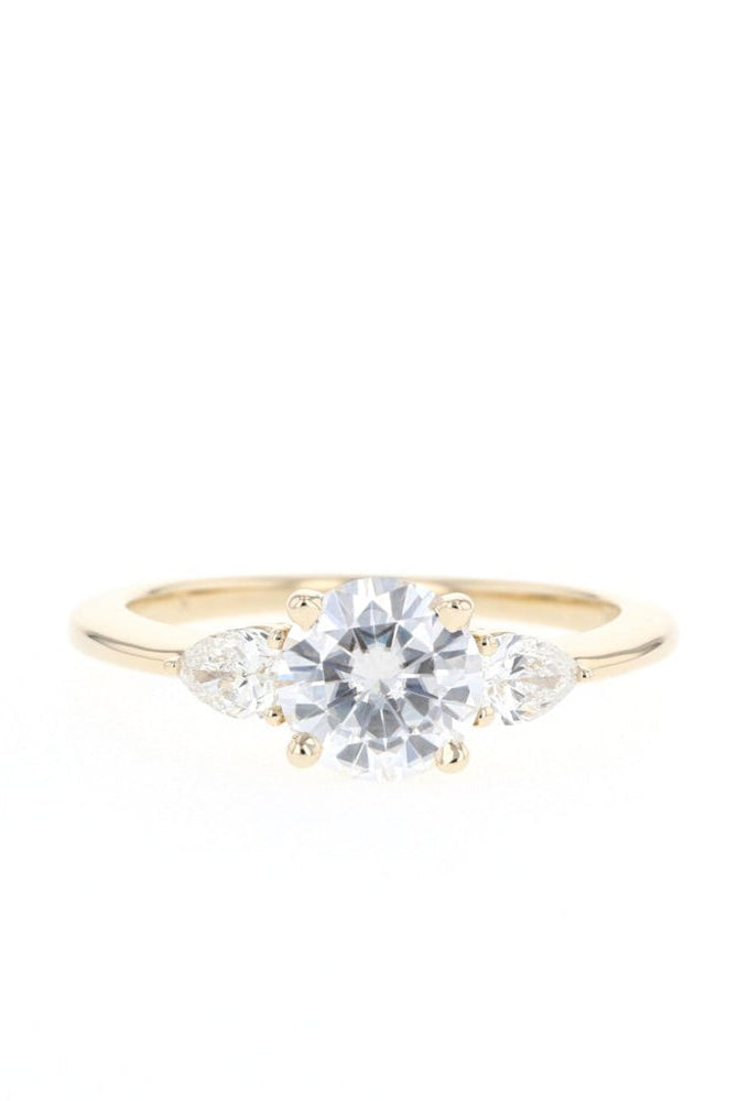 Round Moissanite Solitaire Ring