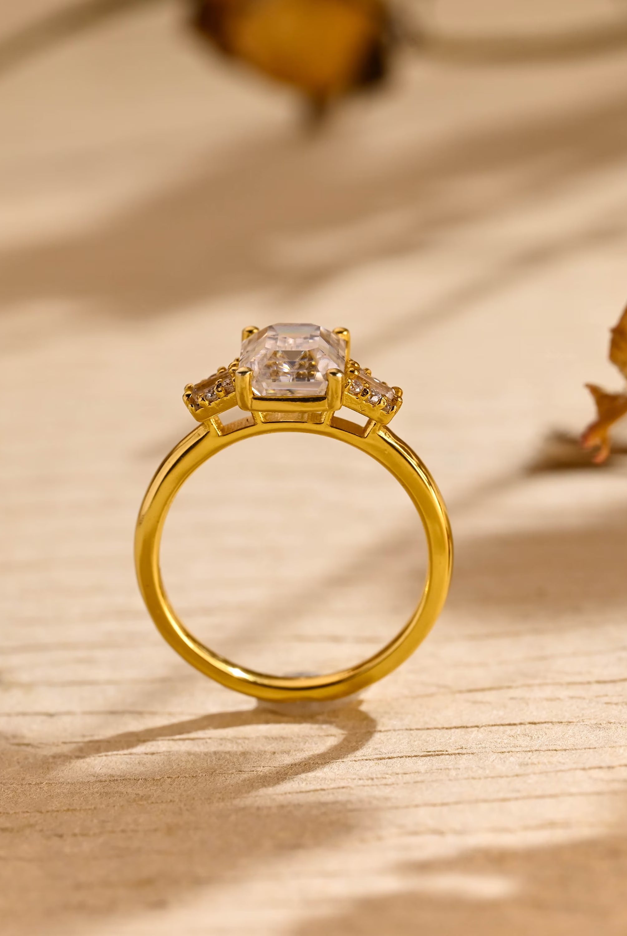 Unique Cluster Engagement Ring