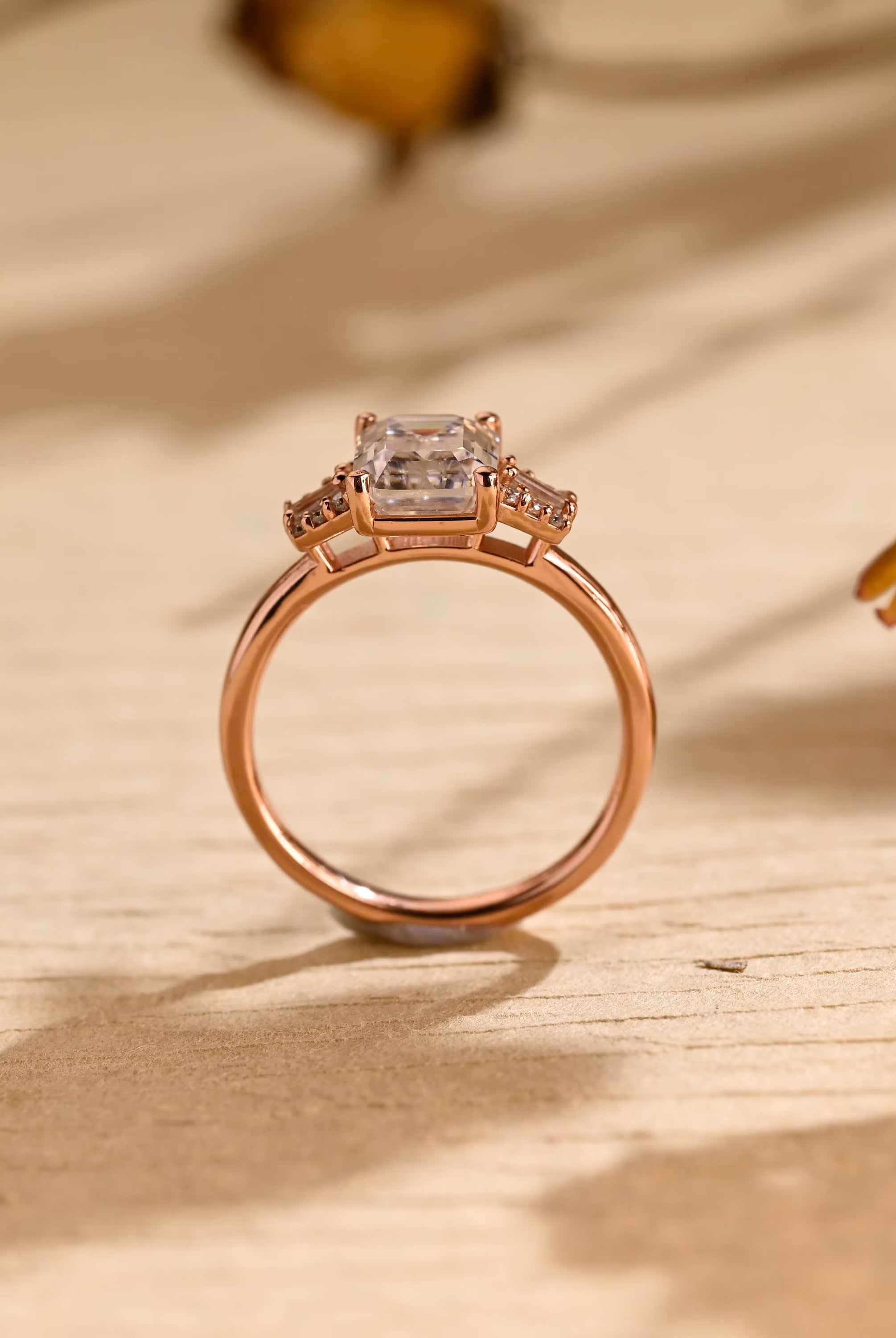 Unique Cluster Engagement Ring