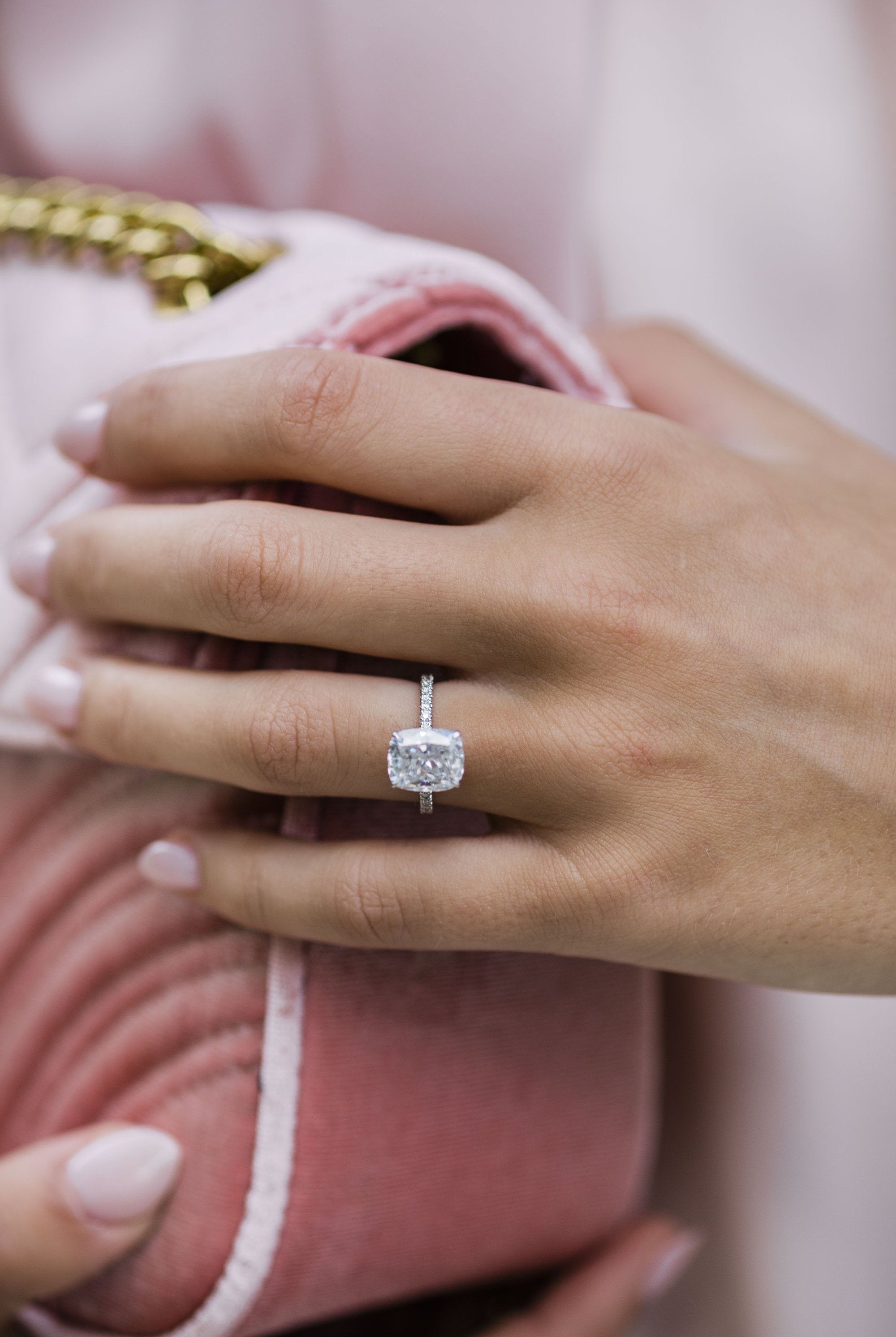 Hidden Halo Bridal Ring