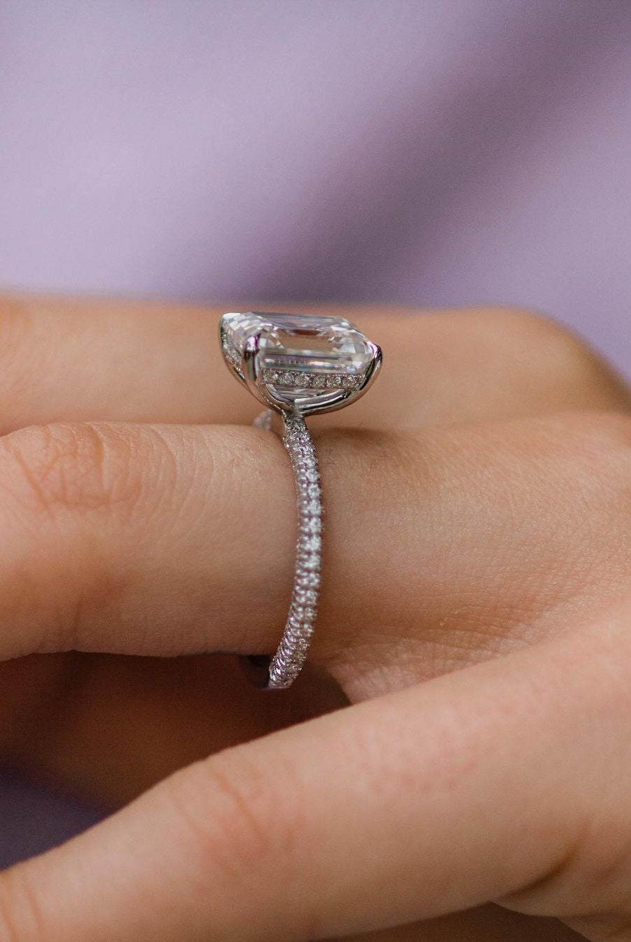 Hidden Halo Bridal Ring