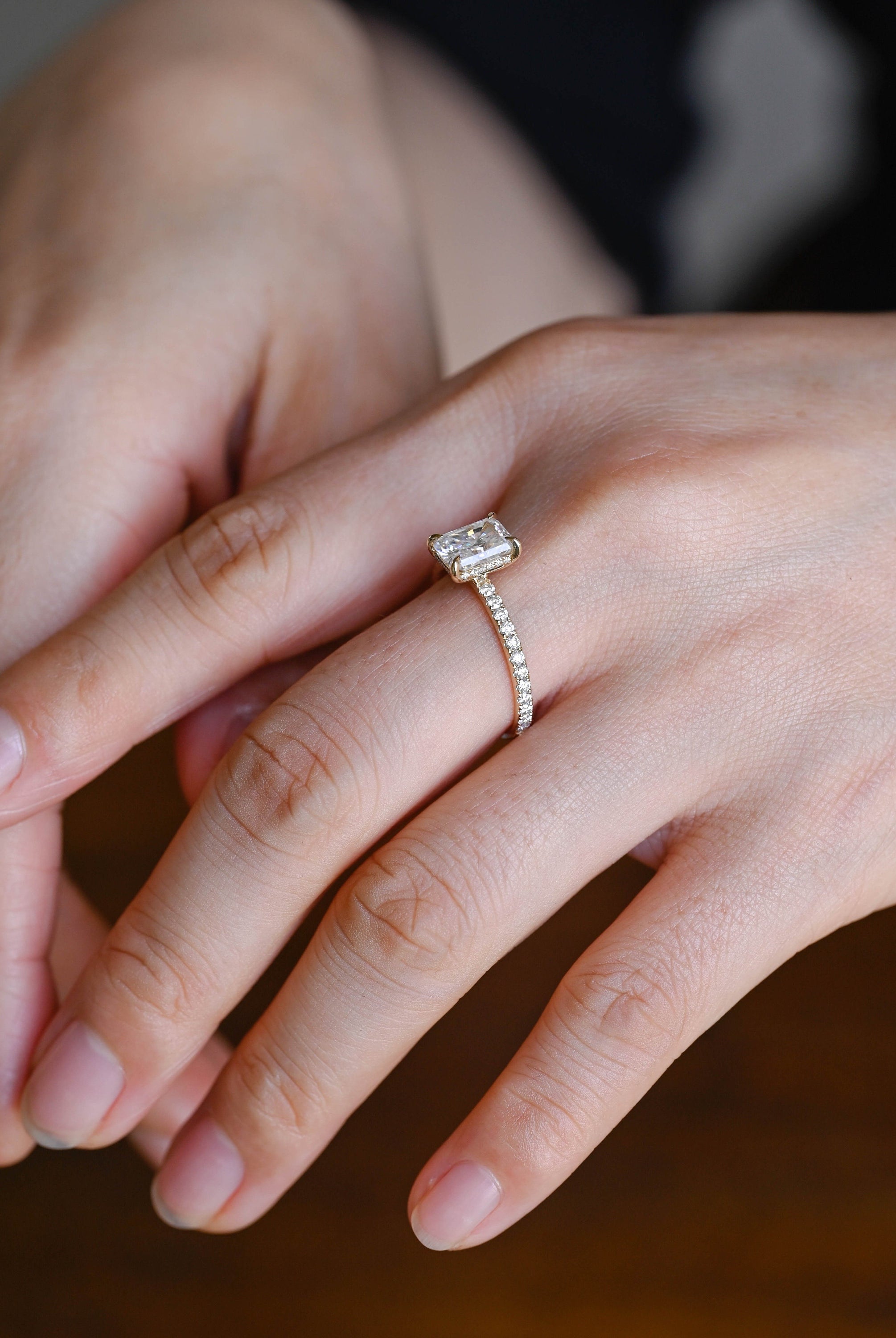Affordable Moissanite Ring