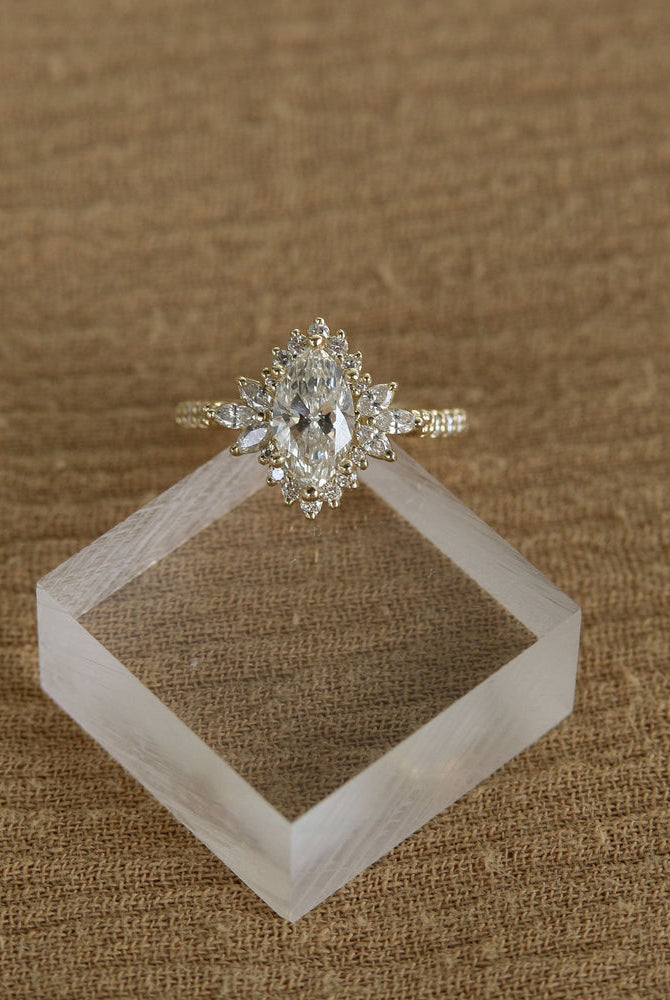 Marquise Cut Engagement Ring