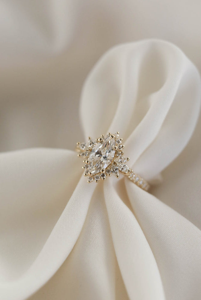 Marquise Cut Engagement Ring