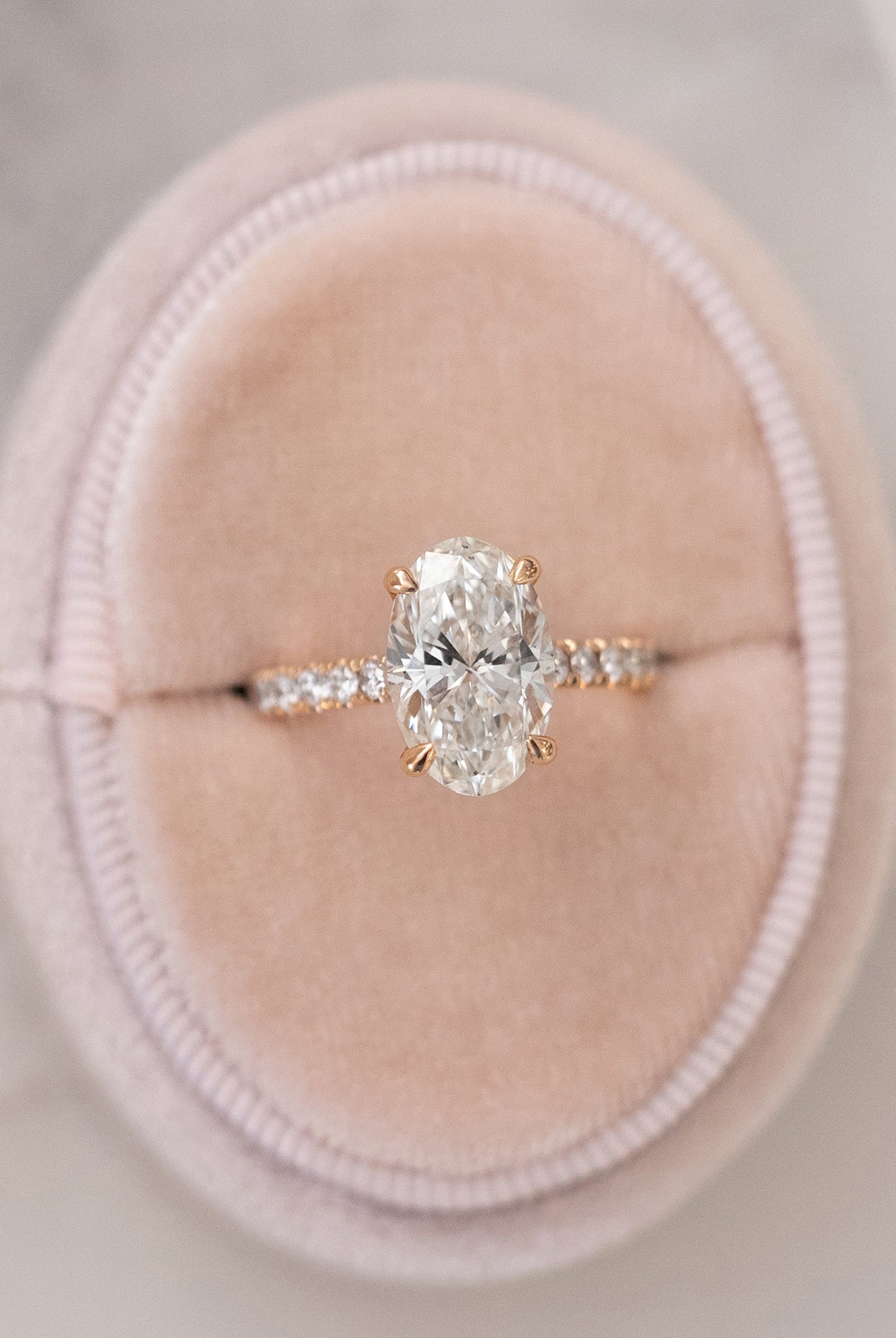 Luxury Moissanite Engagement Ring