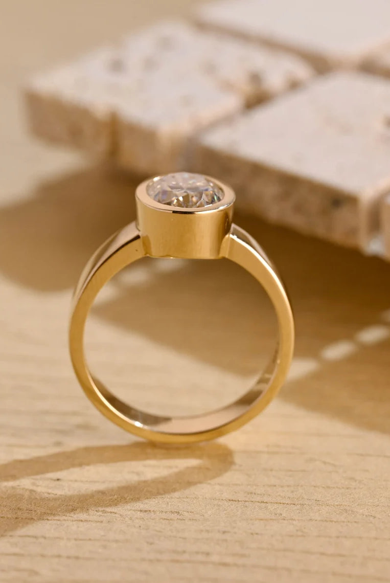Oval Cut Solitaire Ring