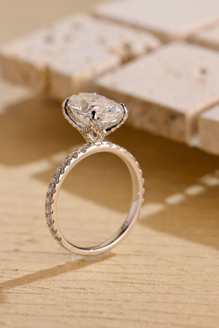 Moissanite Diamond Ring