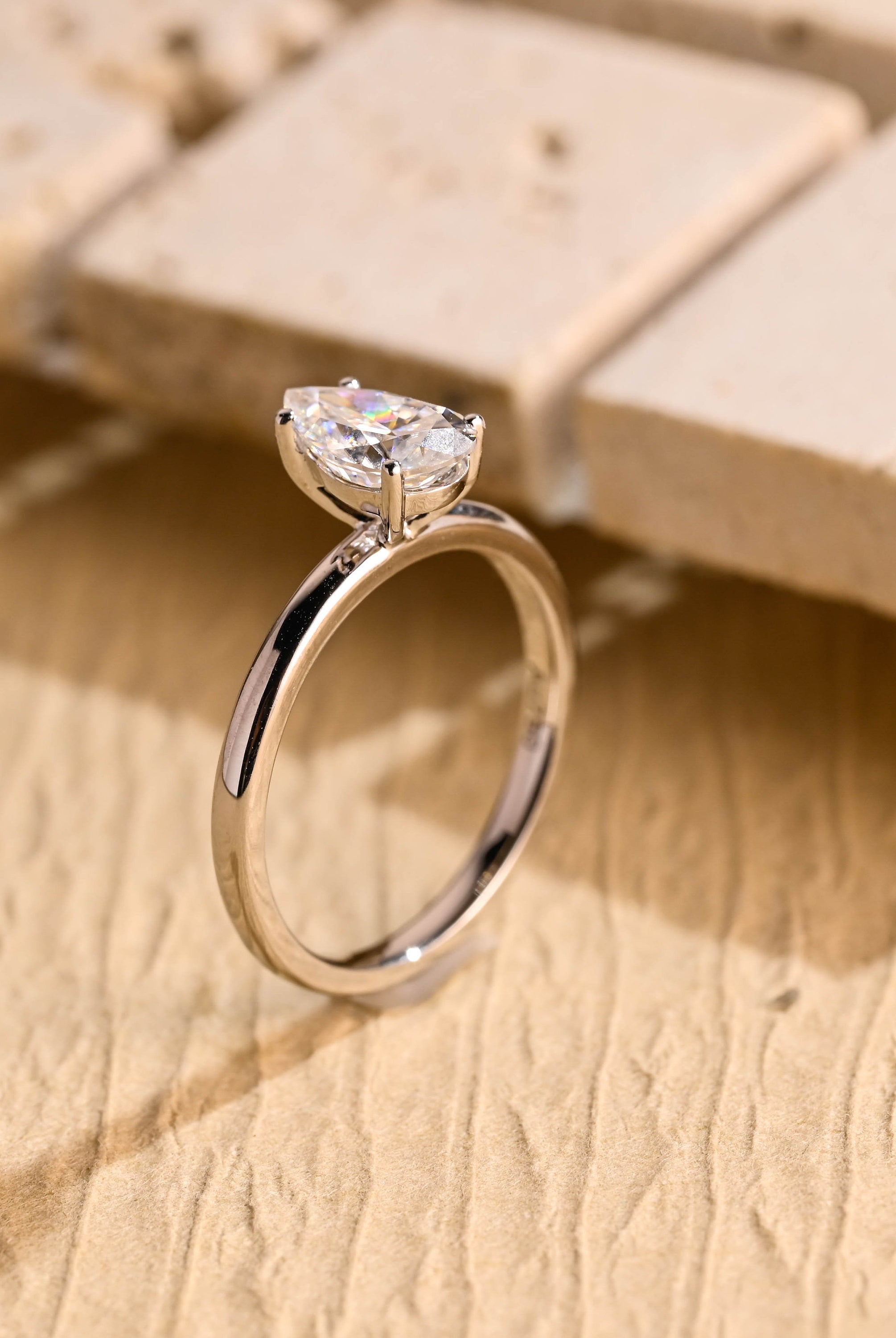 Luxury Pear Engagement Ring