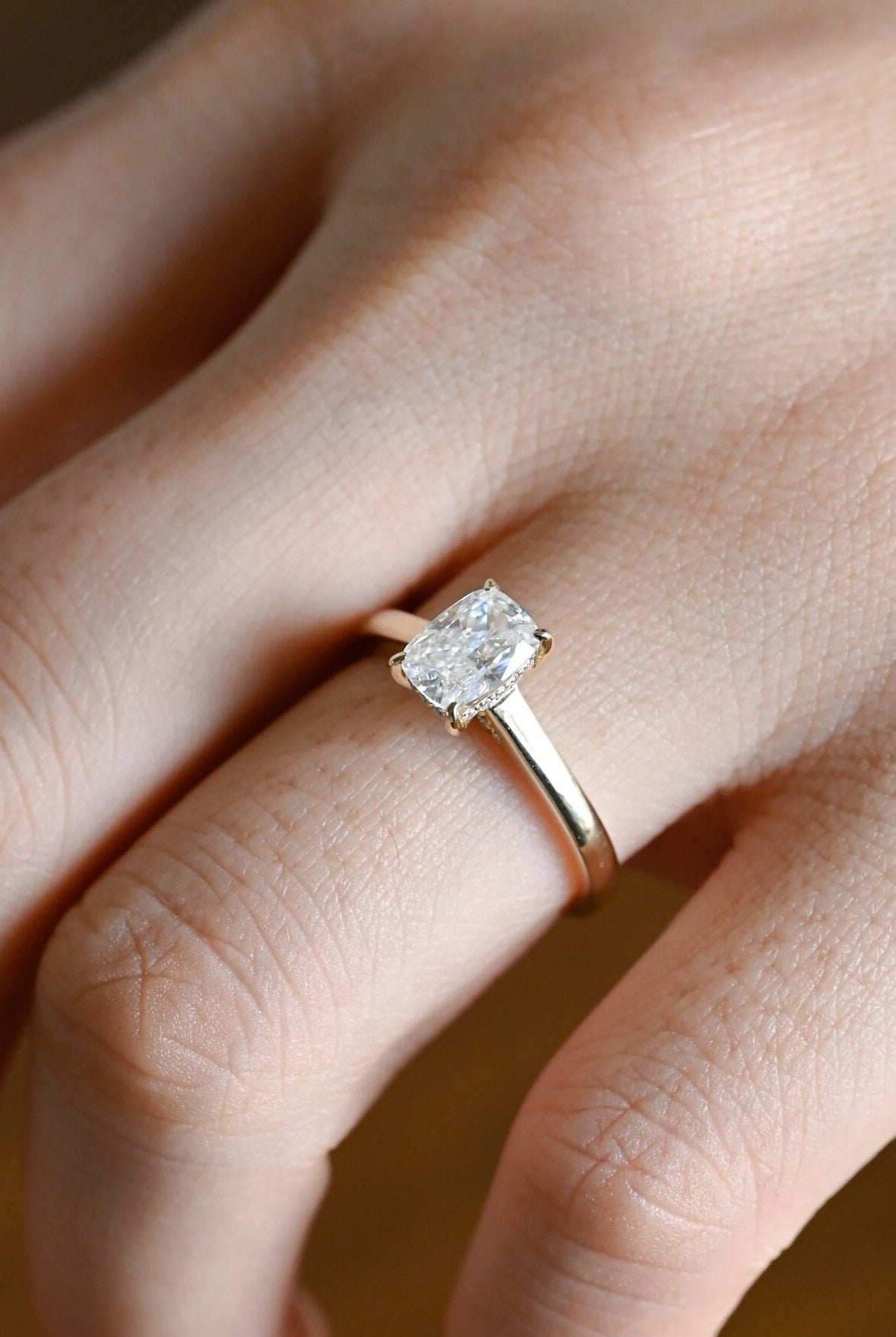 Bridal Moissanite Engagement Ring