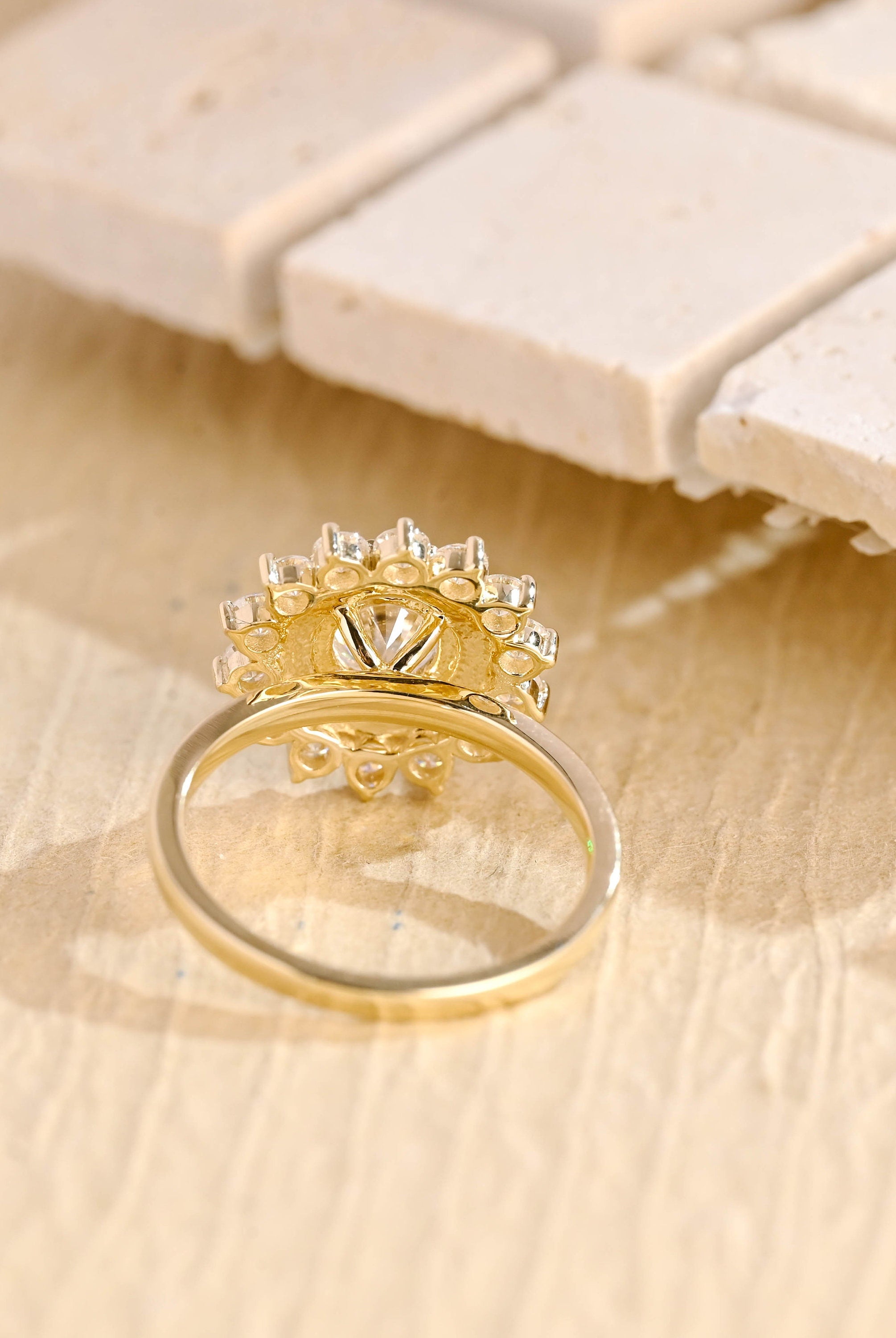 White Gold Double Halo Ring