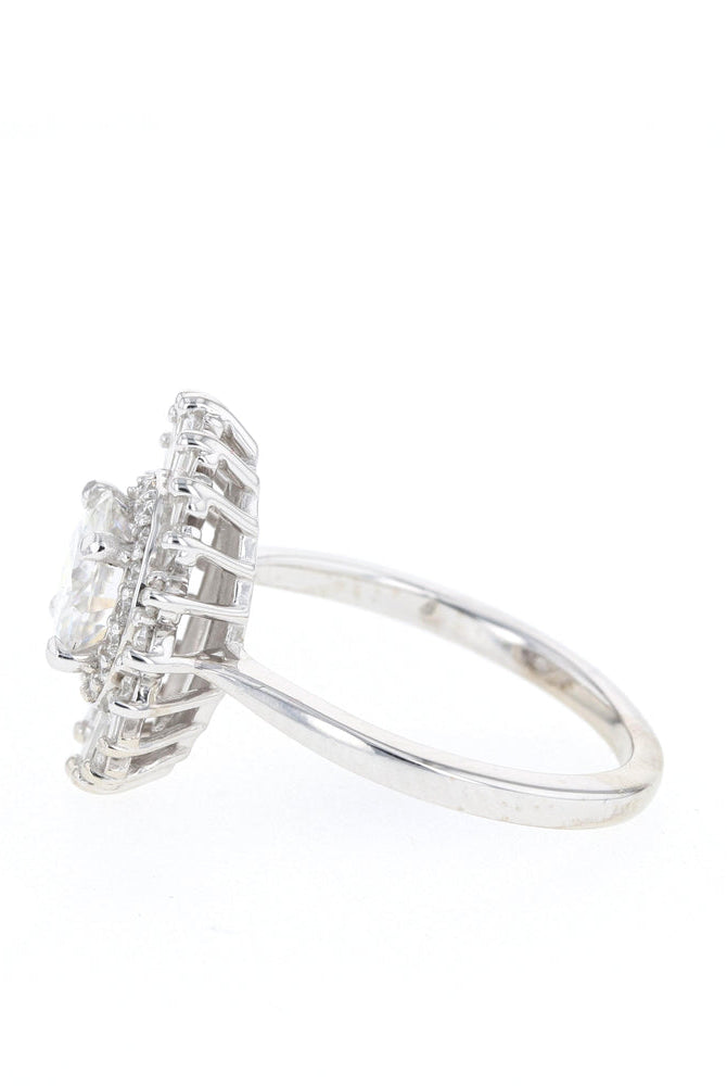 Round Halo Diamond Style Ring