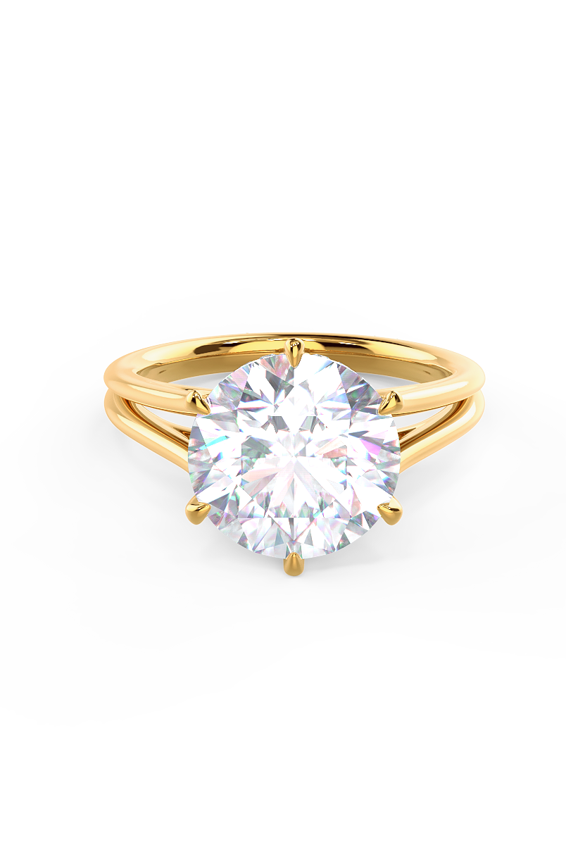 Luxury Moissanite Engagement Ring