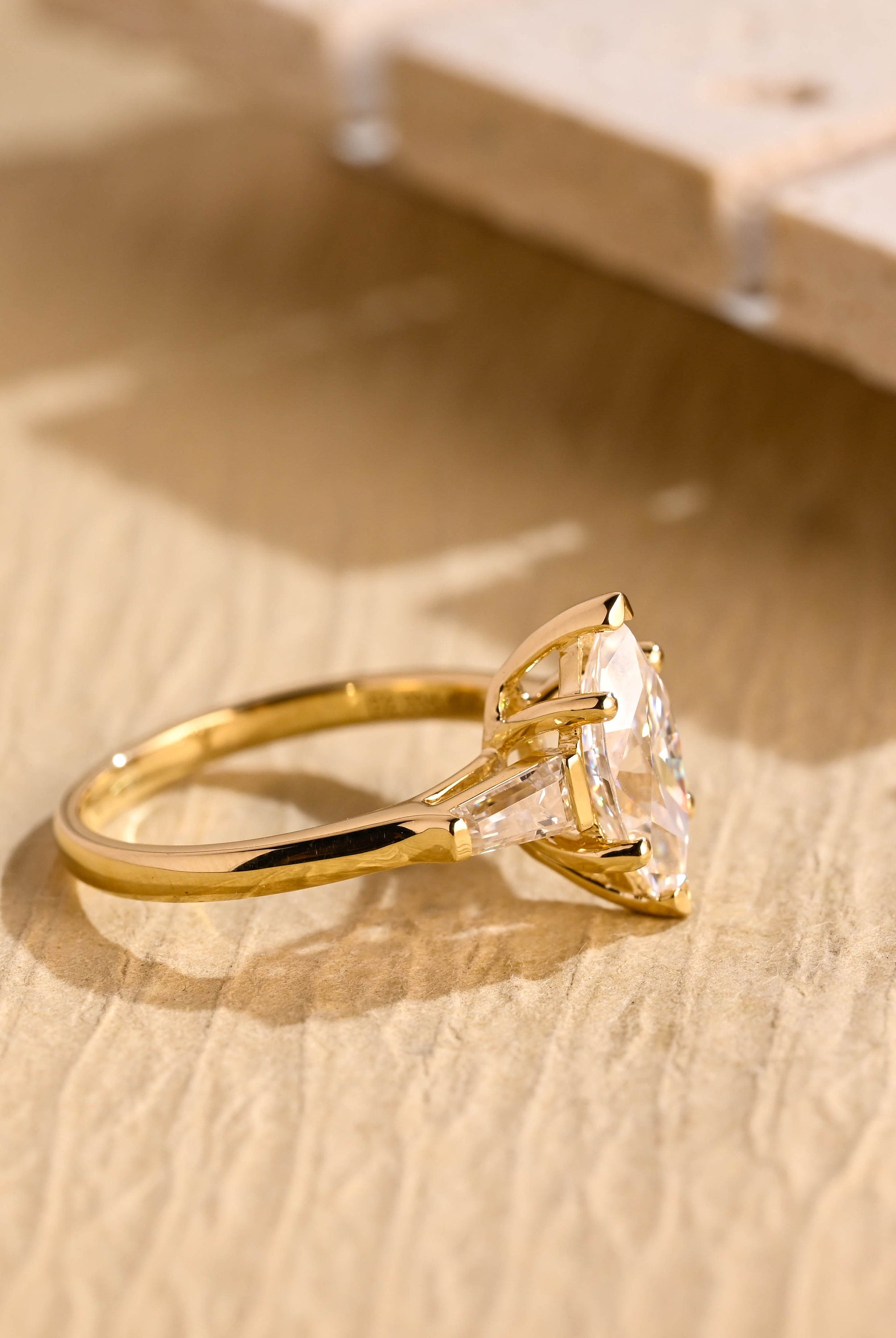 Diamond Three Stone Engagement Ring