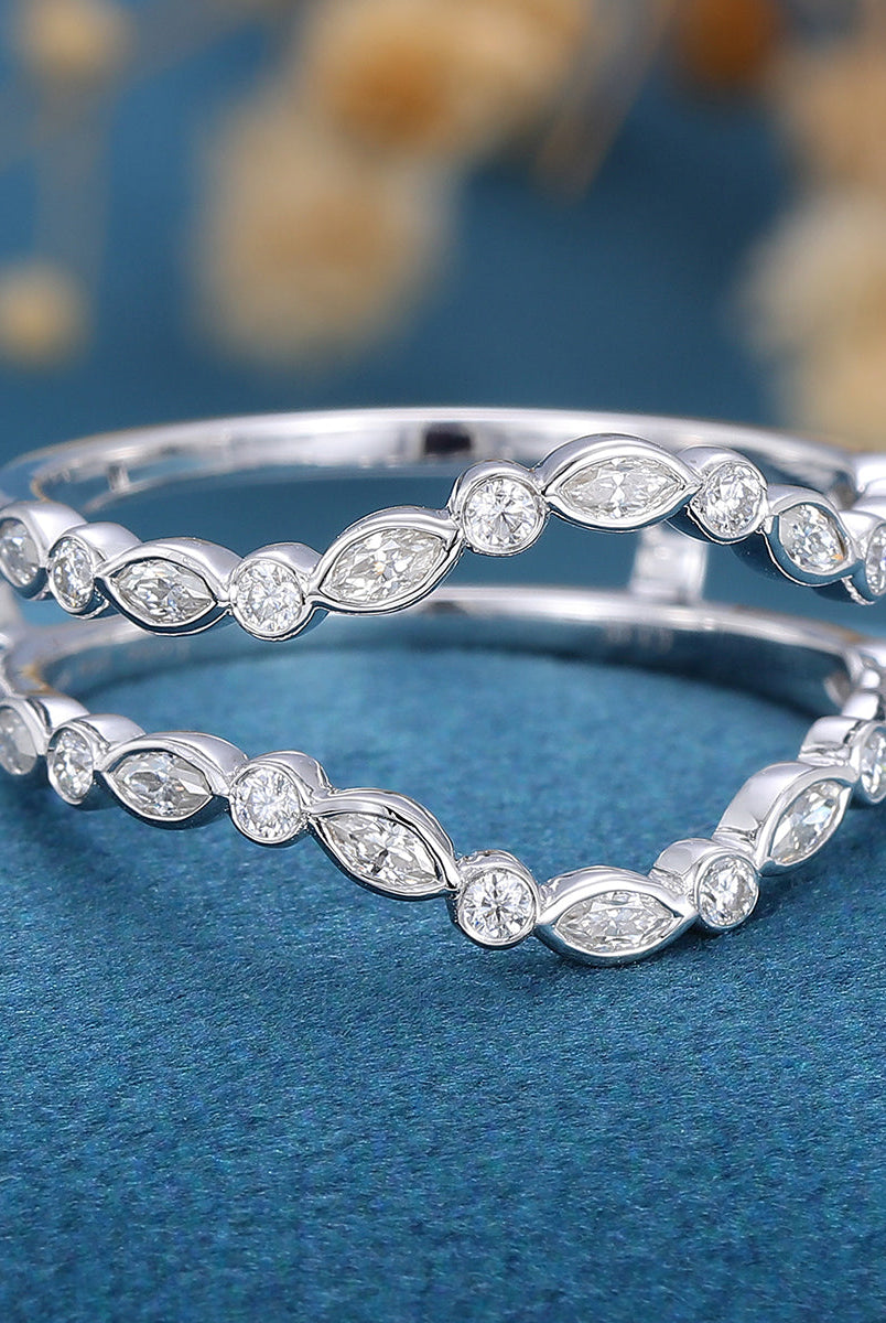 3-60-ct-round-marquise-shaped-moissanite-unique-wedding-band