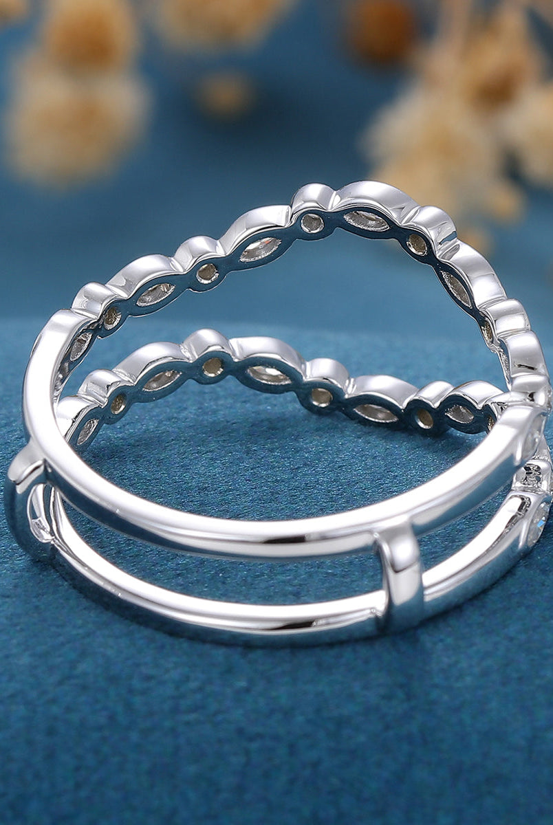 3-60-ct-round-marquise-shaped-moissanite-unique-wedding-band