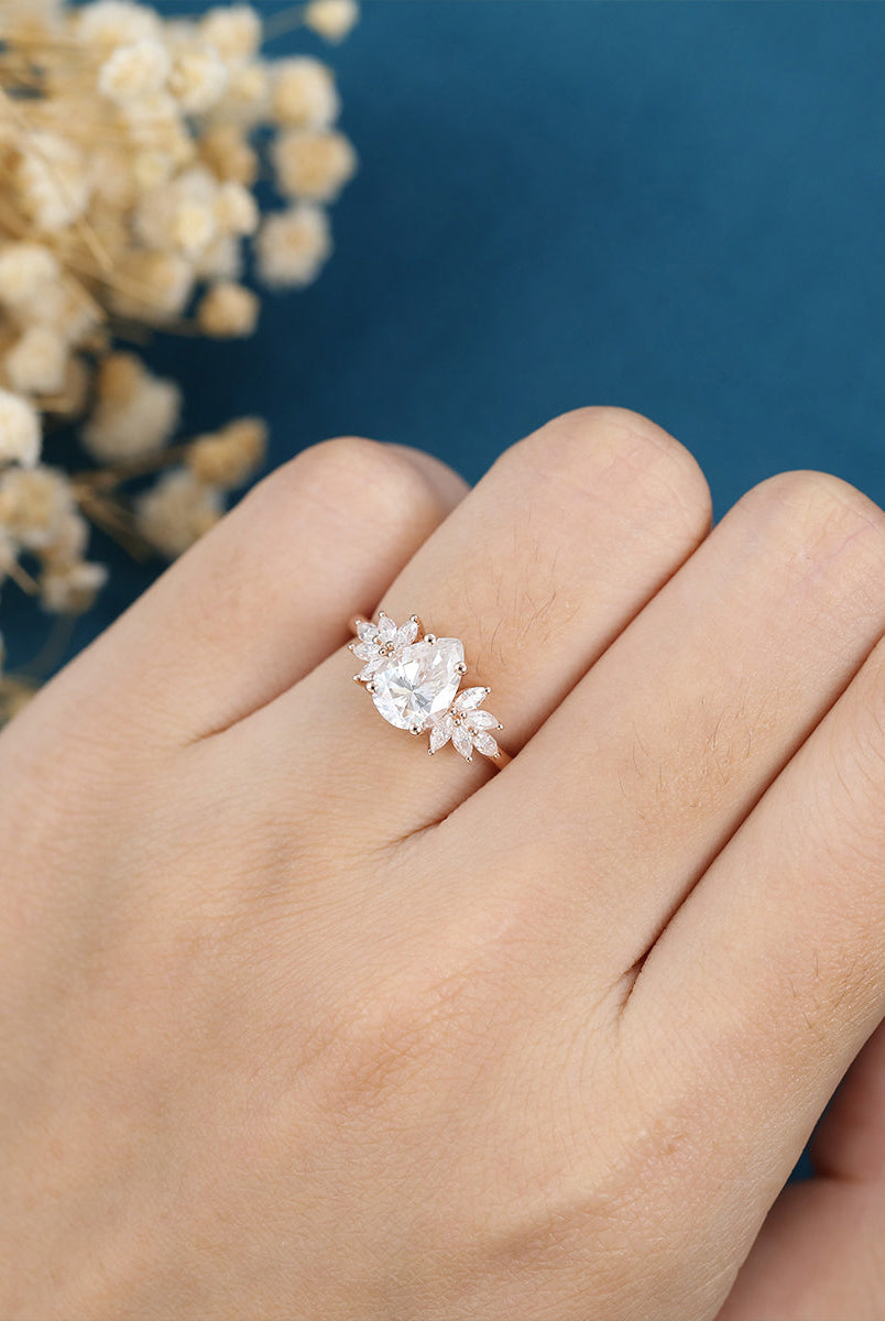 pear-shaped-moissanite-cluster-engagement-ring-13