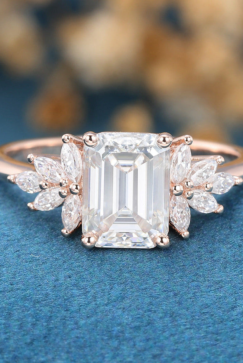 1-60-ct-emerald-shaped-moissanite-cluster-engagement-ring-6