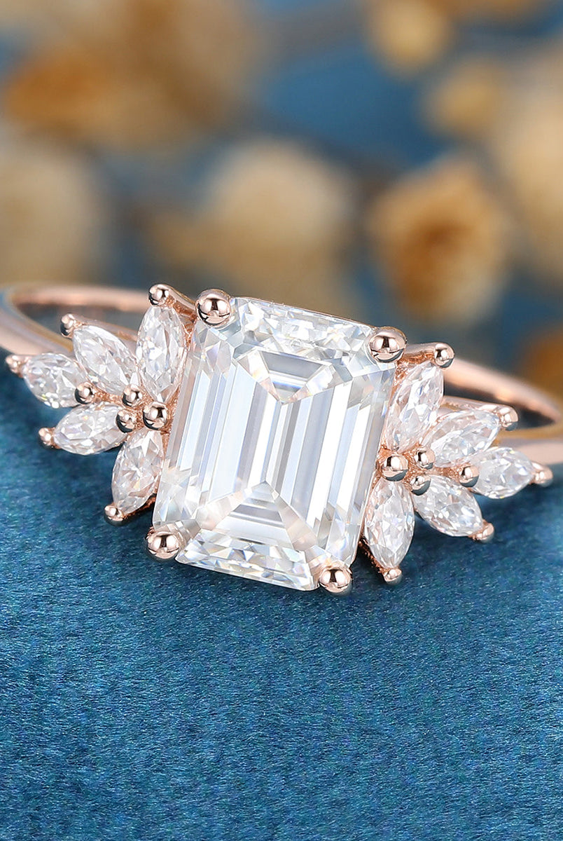 emerald-shaped-moissanite-cluster-engagement-ring-7