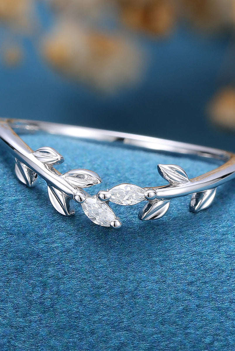 1-40-ct-marquise-shaped-moissanite-nature-inspired-wedding-band