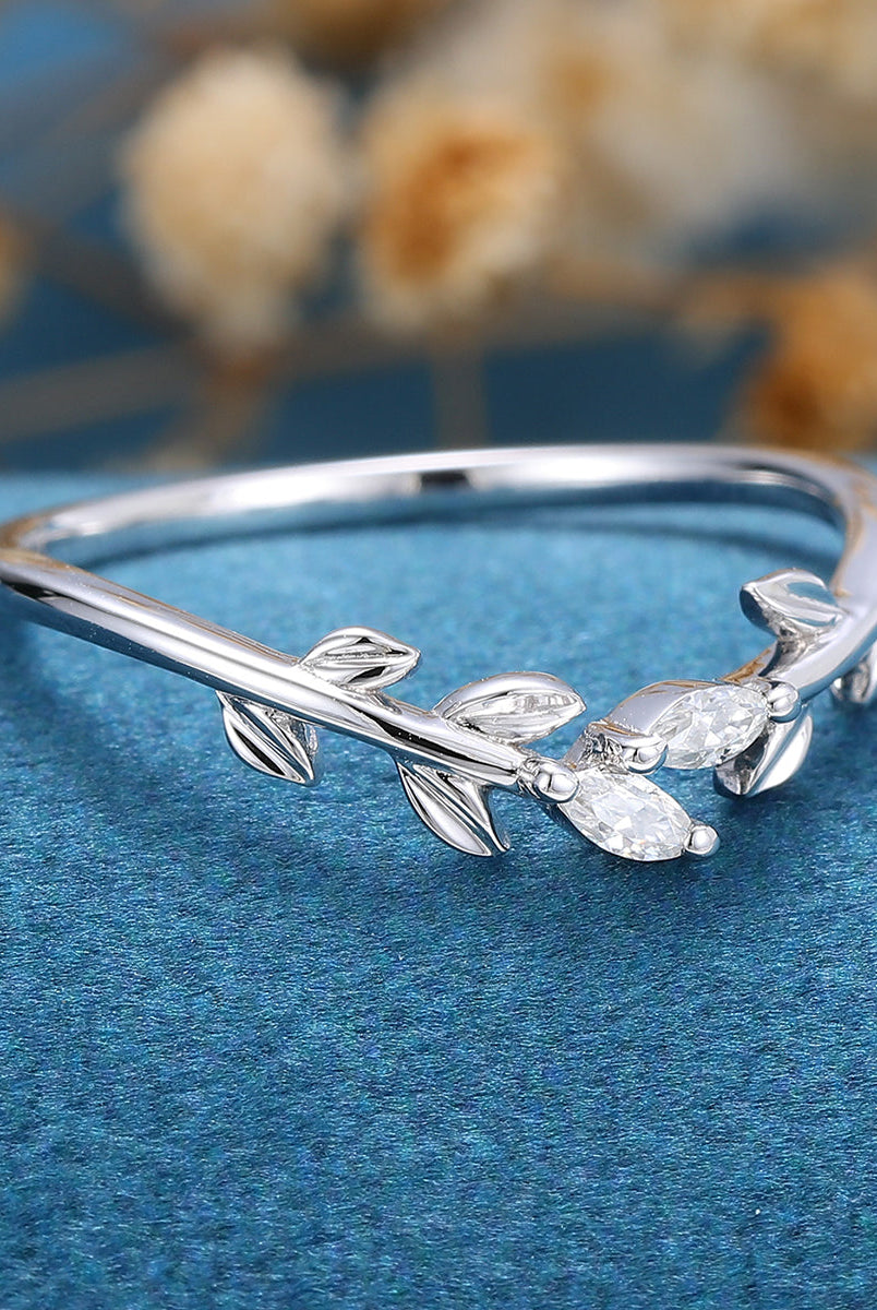 1-40-ct-marquise-shaped-moissanite-nature-inspired-wedding-band