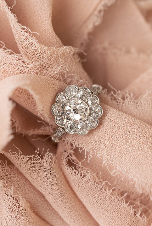 Cushion Moissanite Engagement Ring