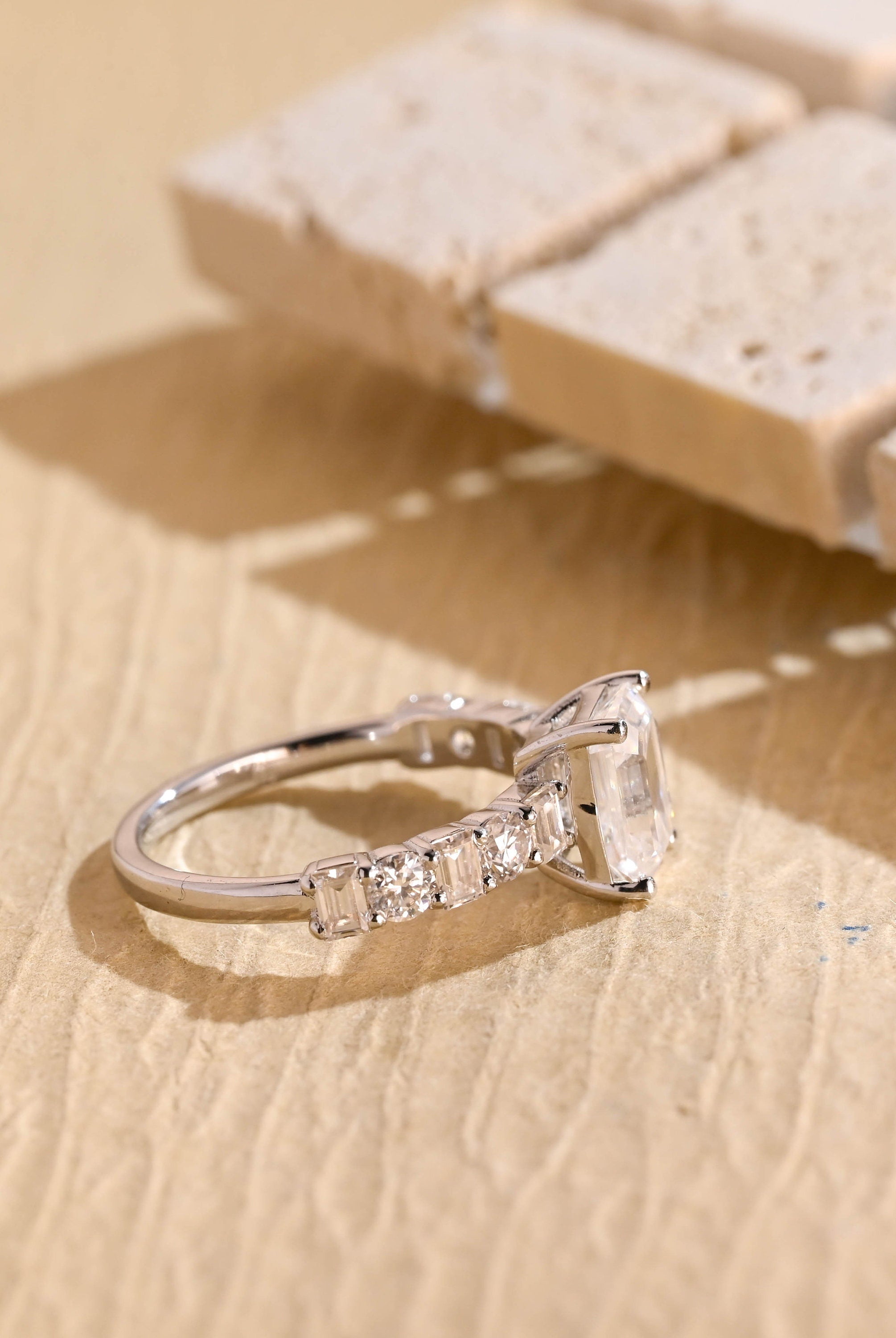 Emerald Cut Engagement Ring