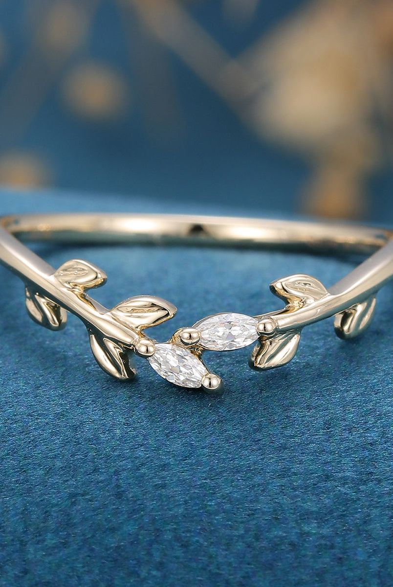 1-40-ct-marquise-shaped-moissanite-nature-inspired-wedding-band-1
