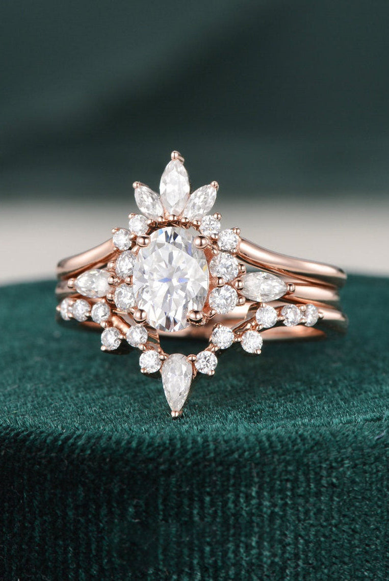 1-0-ct-oval-cut-cluster-halo-moissanite-bridal-ring-set-1