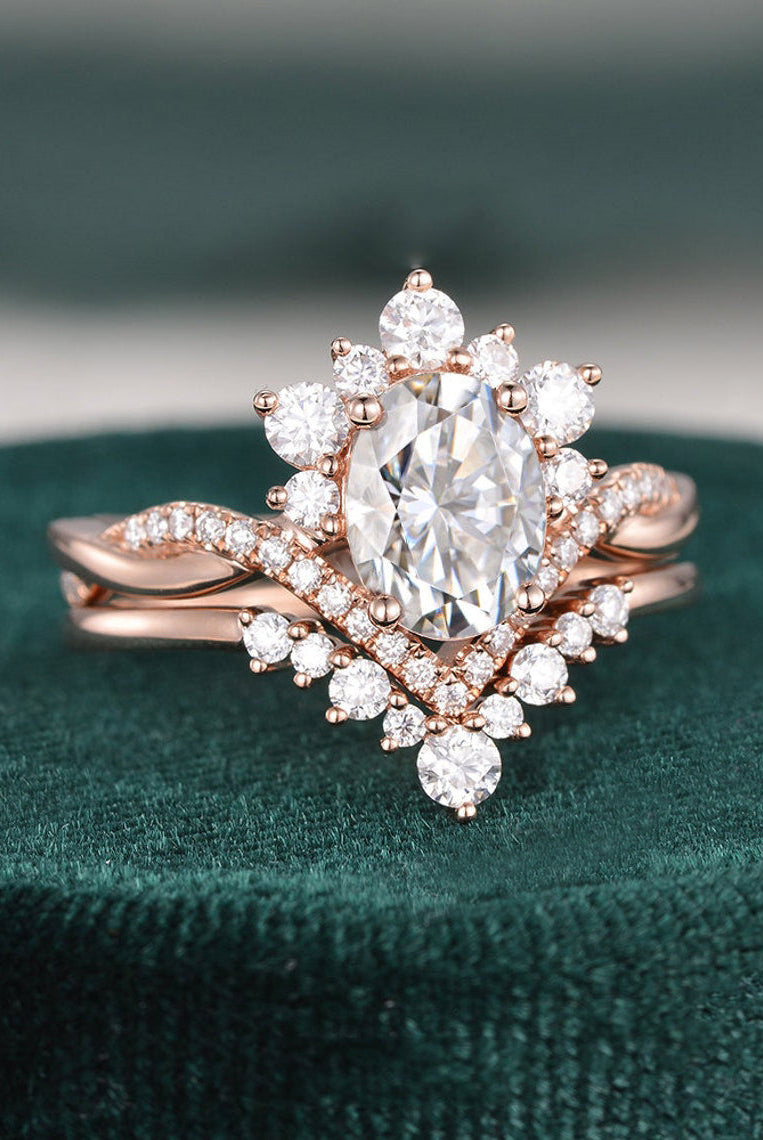 1-50-ct-oval-cut-cluster-moissanite-bridal-ring-set