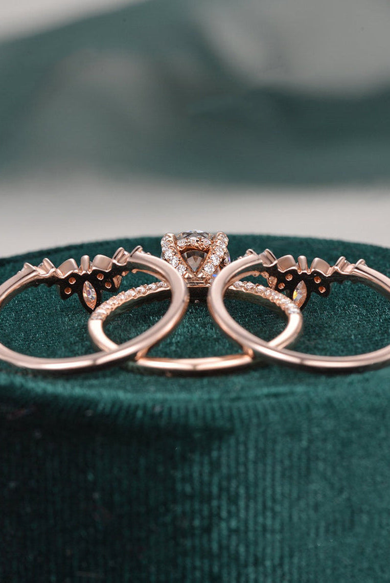 round-cut-hidden-halo-moissanite-bridal-ring-set