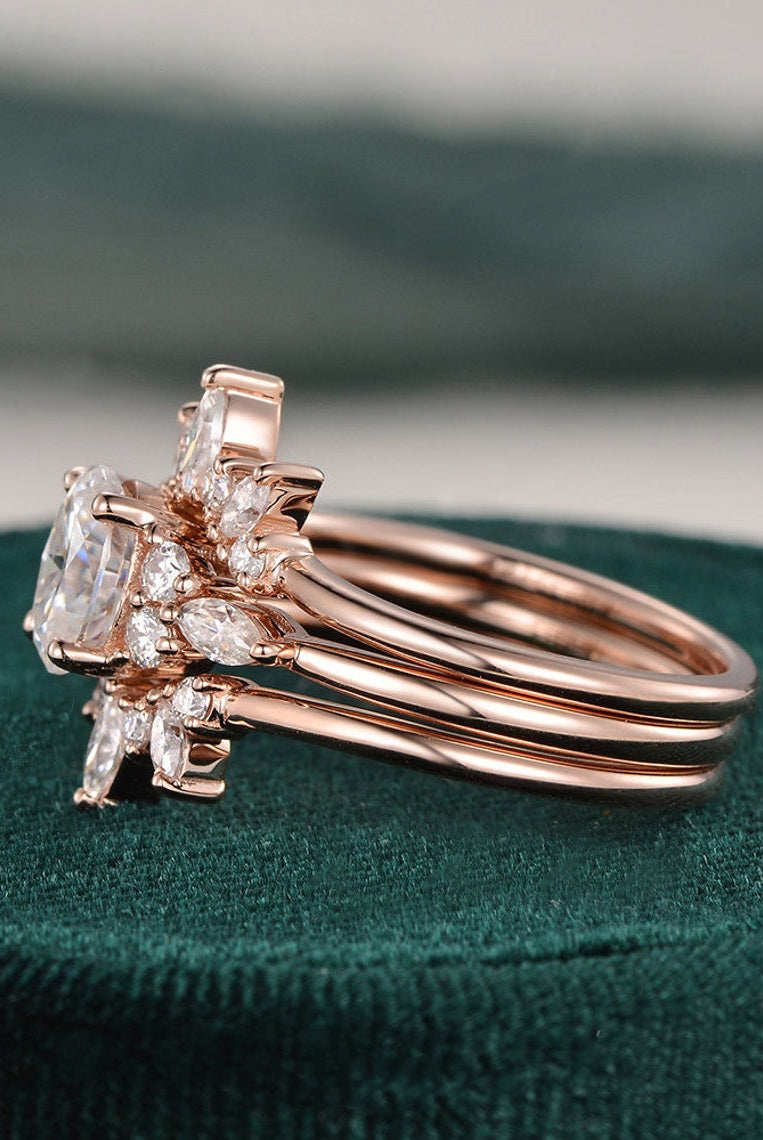 1-0-ct-oval-cut-cluster-moissanite-bridal-ring-set