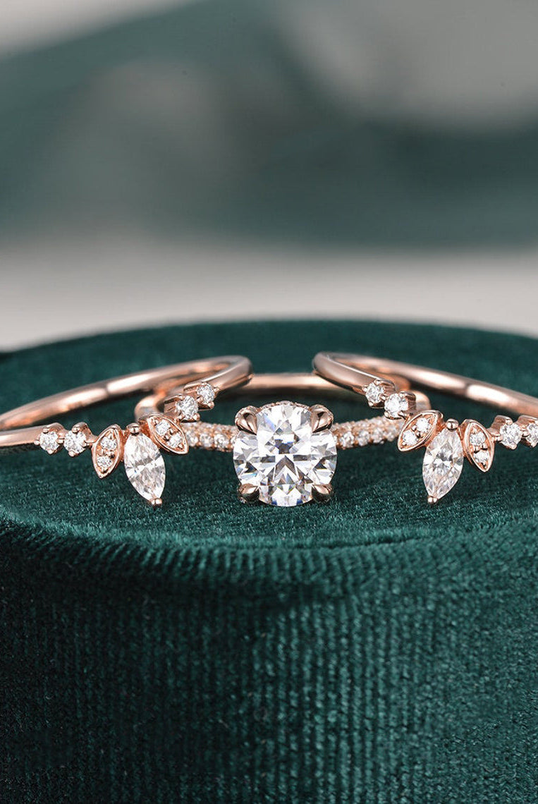 1-0-ct-round-cut-hidden-halo-moissanite-bridal-ring-set