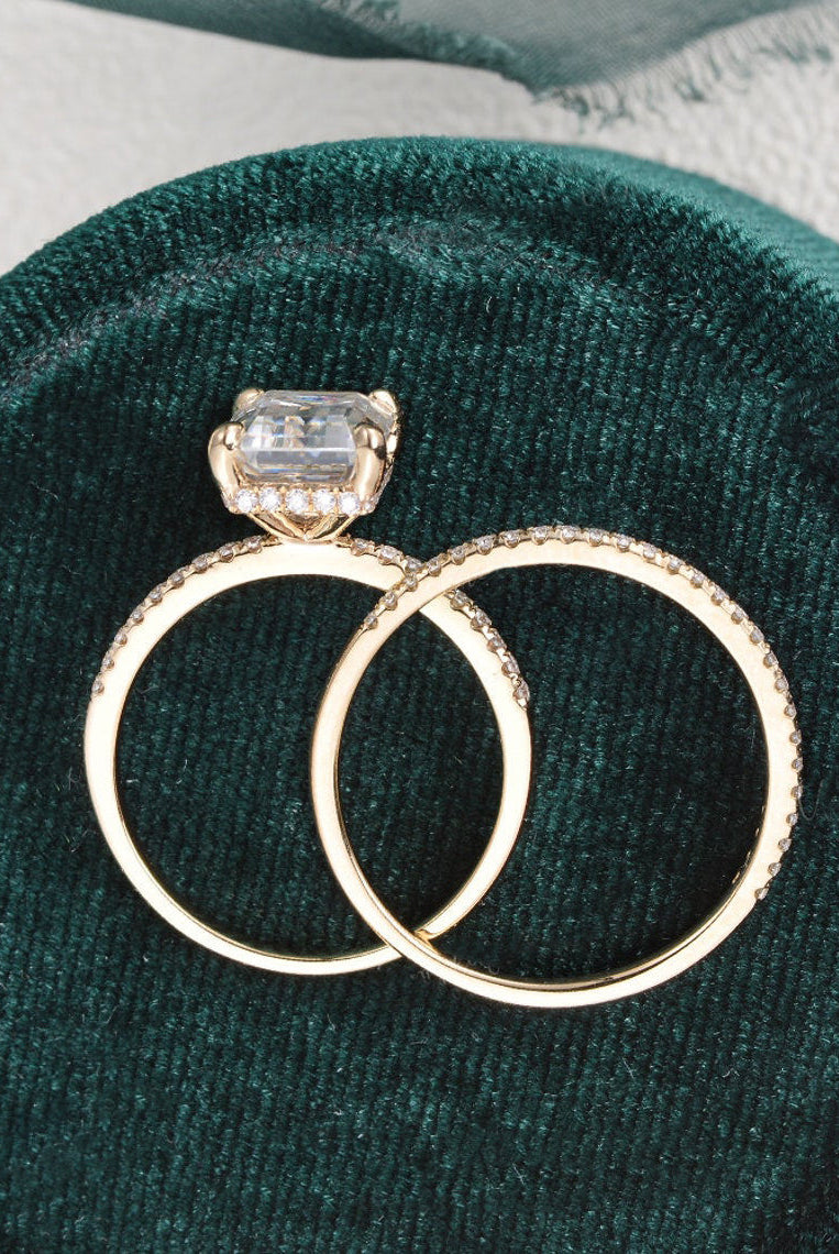 1-50-ct-emerald-cut-hidden-halo-moissanite-bridal-ring-set