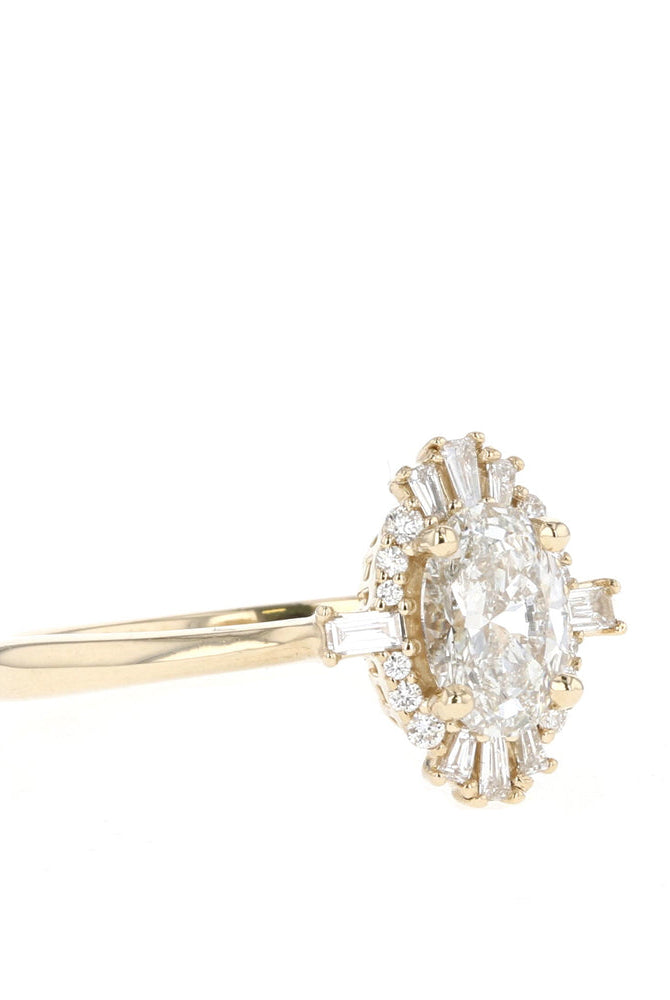 Vintage Oval Engagement Ring