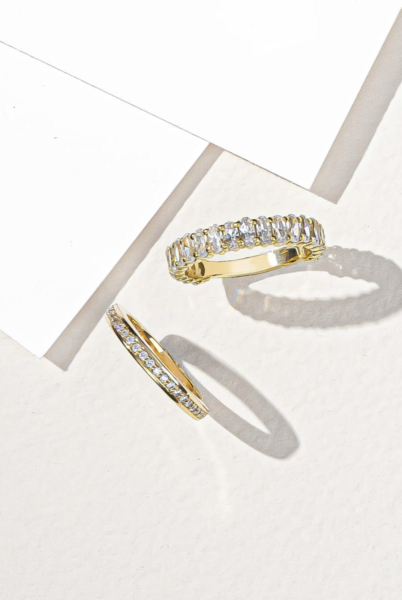 Round Cut Moissanite Channel Set Diamond Wedding Band