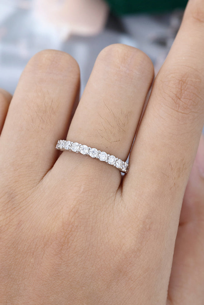 round-moissanite-half-eternity-wedding-band-2