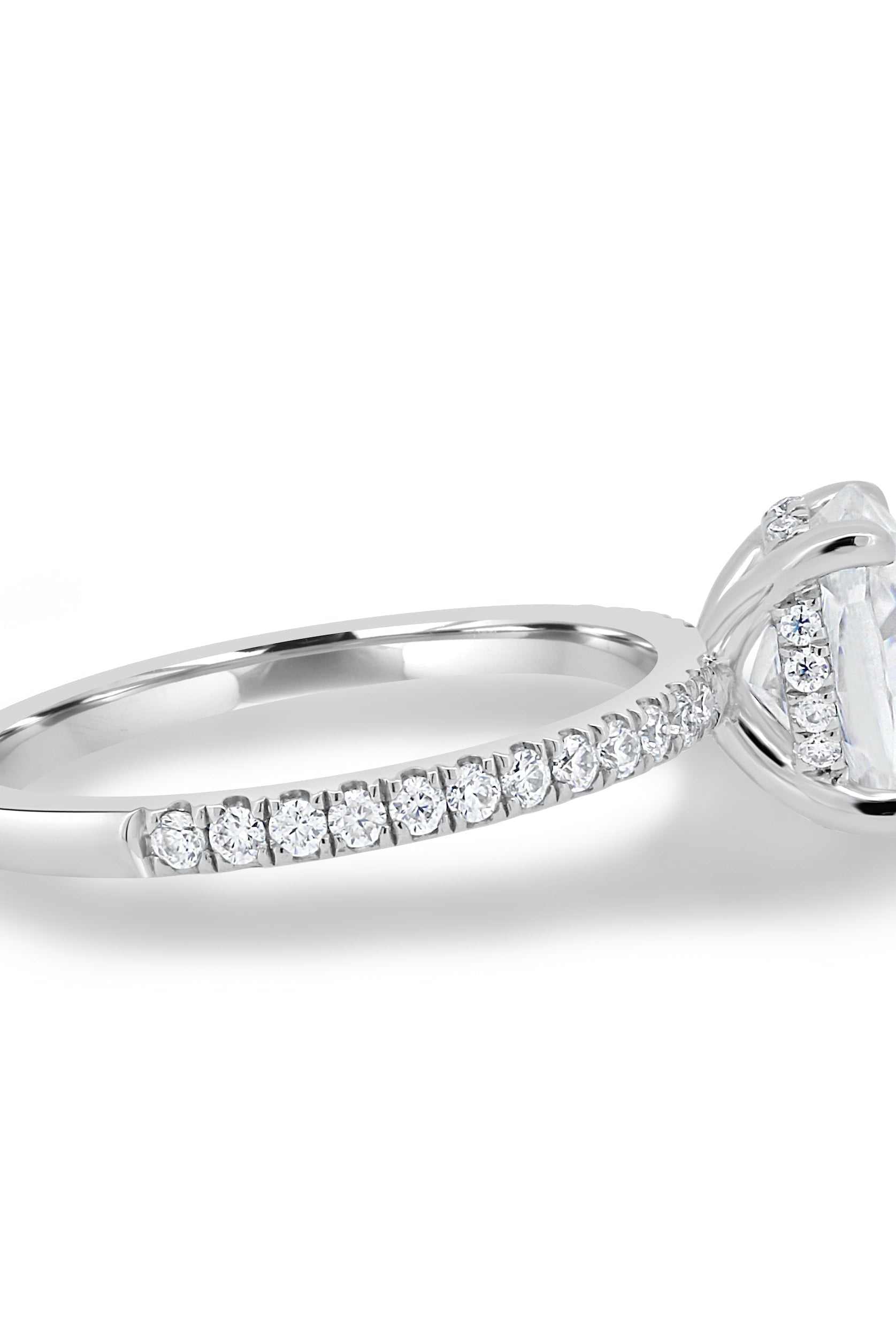 Moissanite Engagement Ring for Her