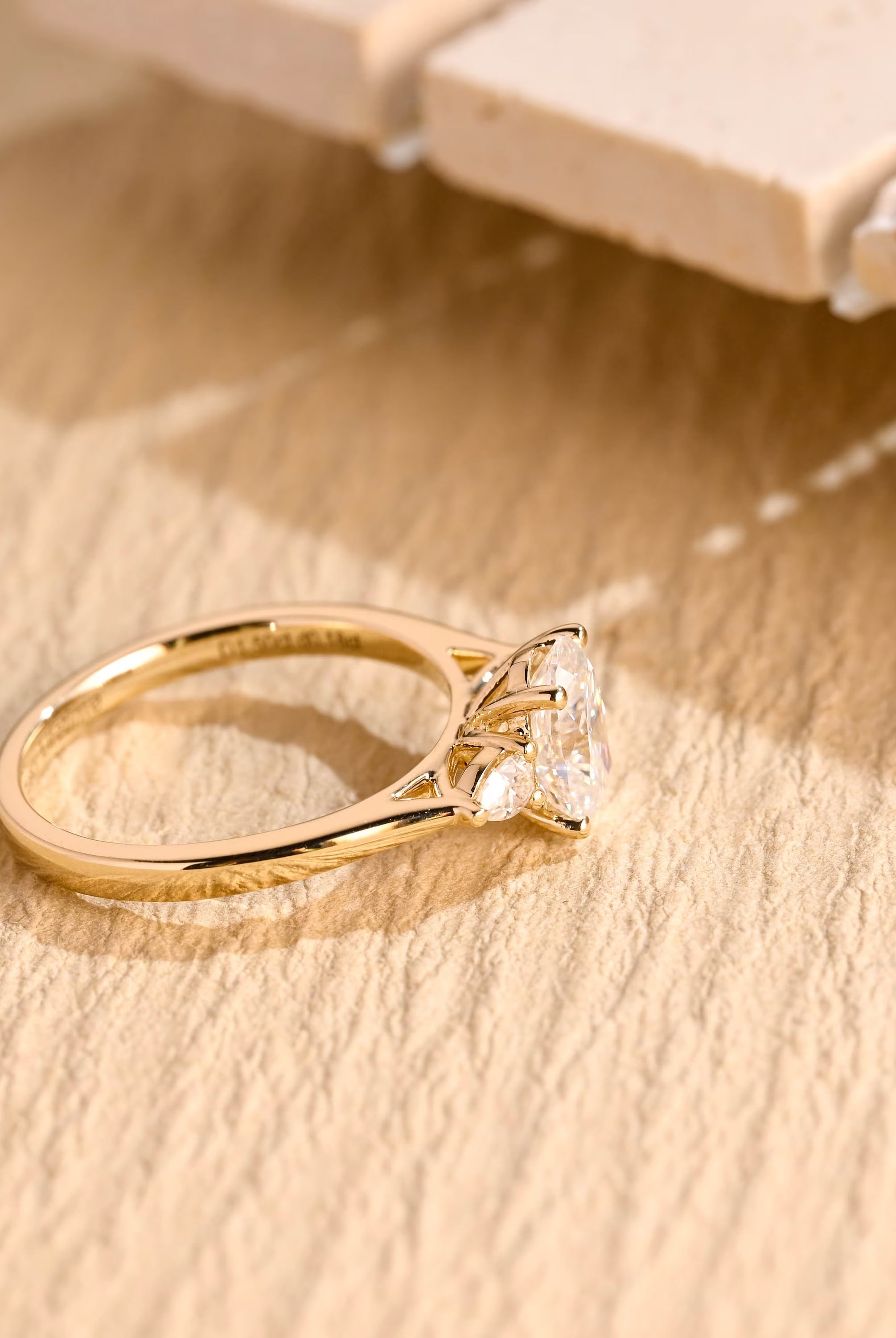 Premium Three Stone Bridal Ring