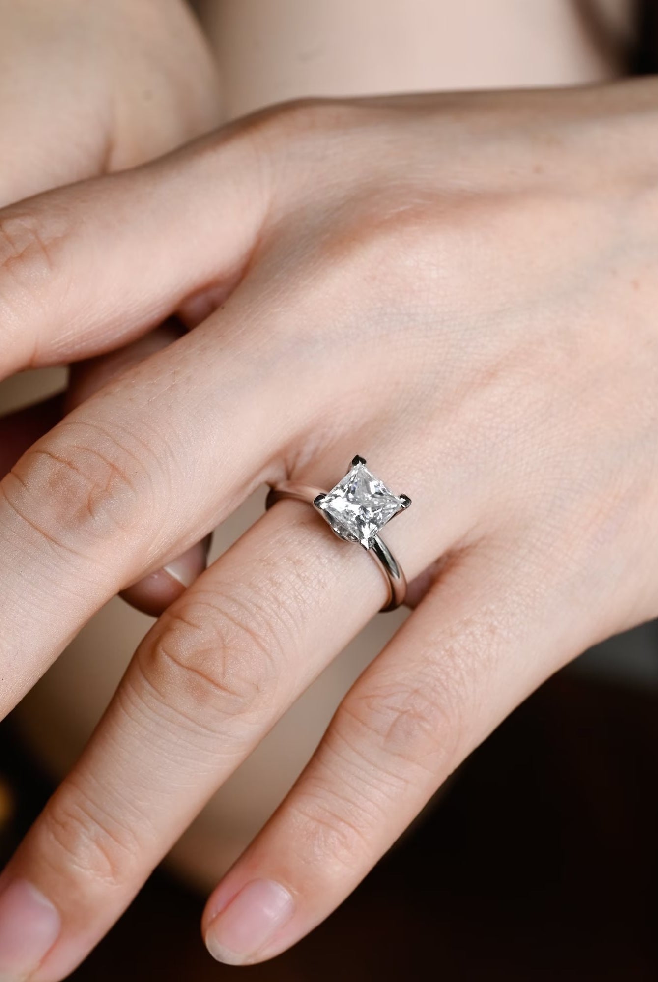 Princess Cut Proposal Ring