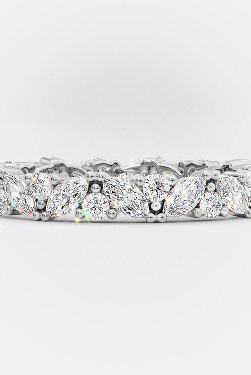 marquise-and-round-cut-alternative-style-wedding-band