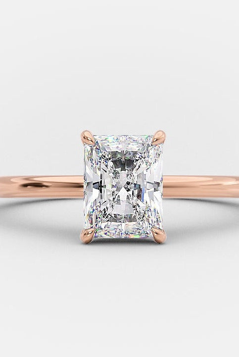 moissanite rings vintage style