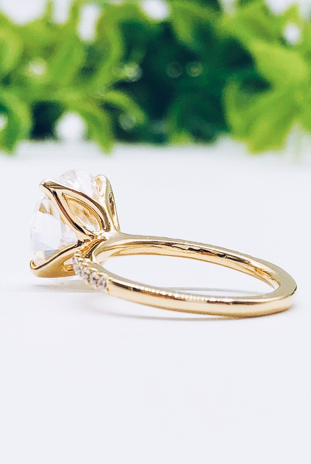 oval-cut-pave-setting-moissanite-engagement-ring