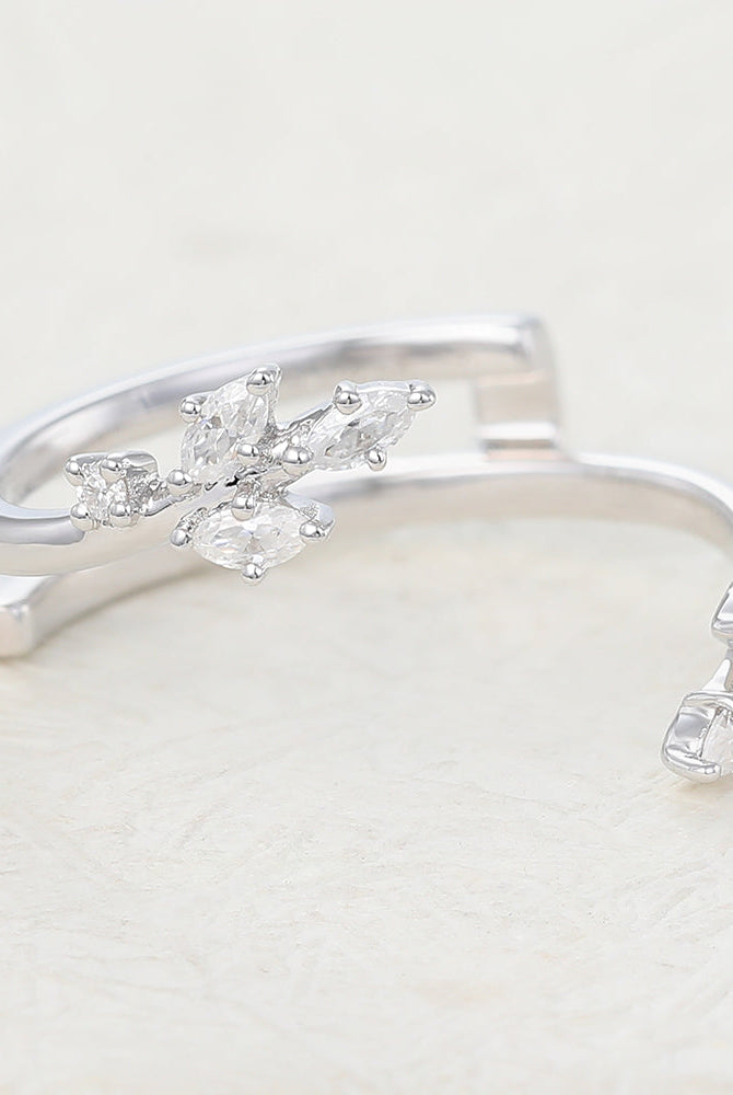 round-marquise-shaped-moissanite-open-wedding-band