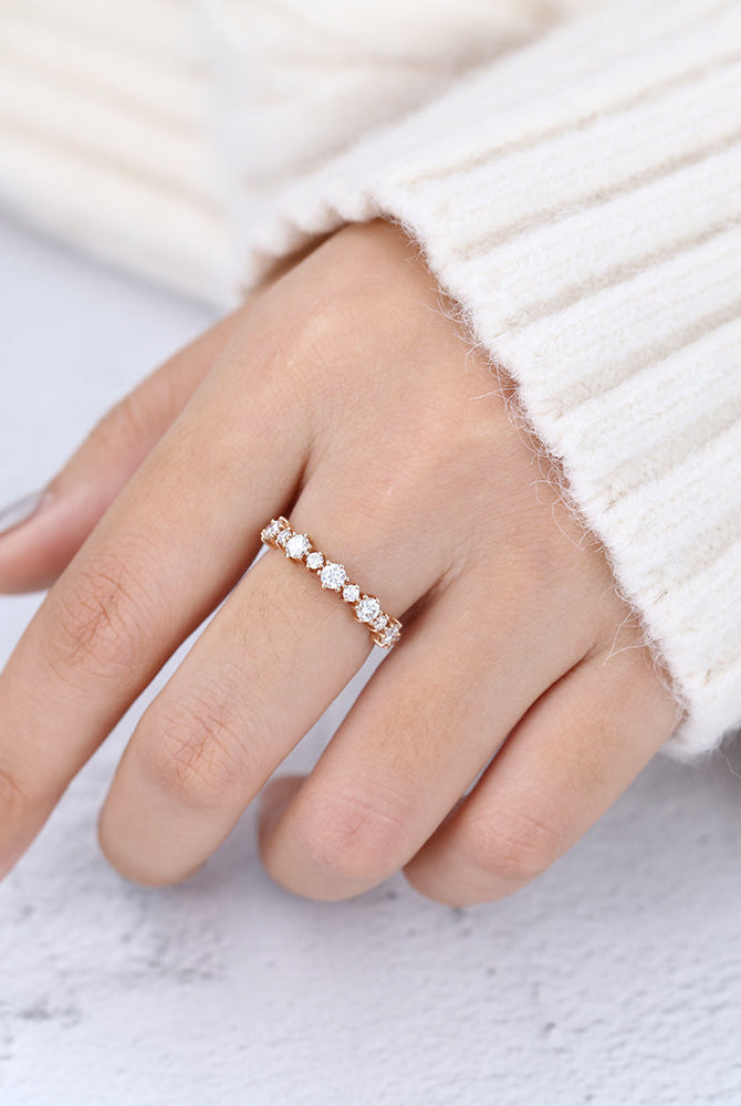 round-shaped-moissanite-half-eternity-wedding-band