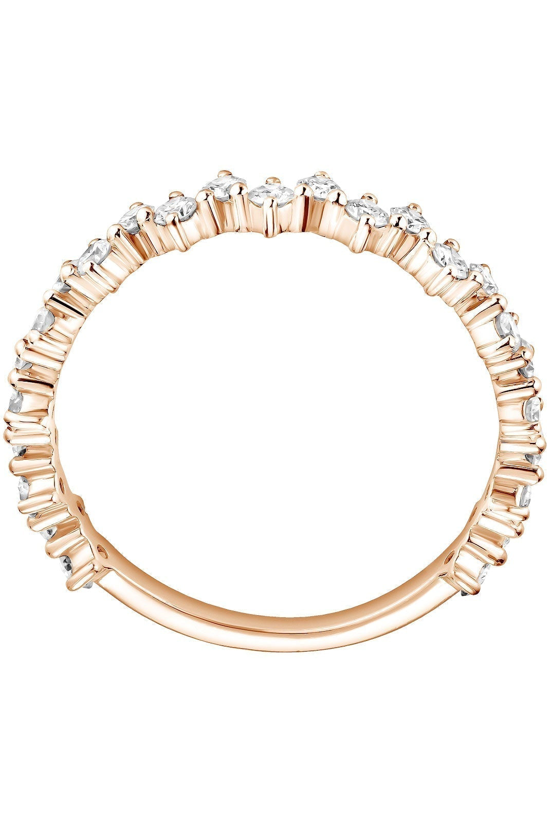 round-shaped-moissanite-cluster-wedding-band